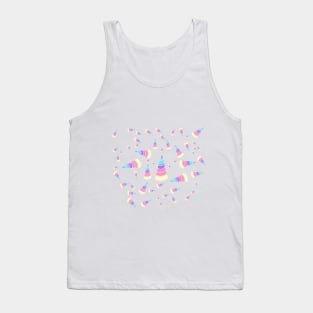 Unicorn horn pattern Tank Top